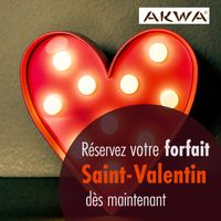forfait Saint-Valentijn 2023 Sauna Privatif Akwa Bruxelles